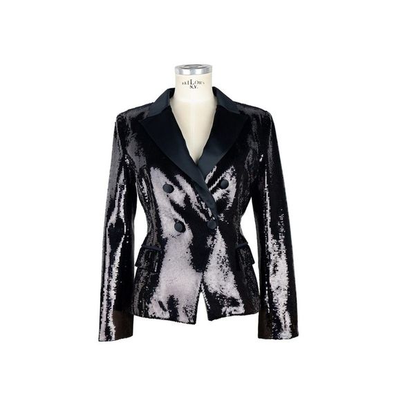 Elisabetta Franchi Belted double-breasted jacket